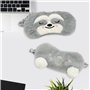 2 pcs masque oculaire sommeil femmes filles enfants adulte enfant molle bandes bandes élastiques fluffeuses respirant respirant 
