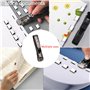 Distributeur de pinces avec 200 clips de rechargeréutilisables, Convient pour l'étanchéité des aliments de cuisine,Distributeur 