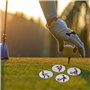Lot de 4 marqueurs de Balle de Golf en Bois pour Adulte - Humour - Accessoire de Golf créatif - pour Les Amateurs de Golf