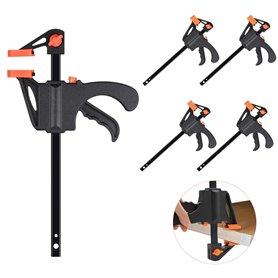 JIZZU 6PCS 4 Pouces Pince de Serrage Rapide pour le Travail du Bois