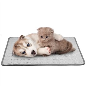 Tapis rafraîchissant pour Chiens et Chats - Tapis Auto-rafraîchissant pour Chiens et Animaux domestiques - Antidérapant - Lavabl