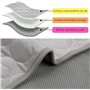 Tapis rafraîchissant pour Chiens et Chats - Tapis Auto-rafraîchissant pour Chiens et Animaux domestiques - Antidérapant - Lavabl
