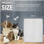 Tapis rafraîchissant pour Chiens et Chats - Tapis Auto-rafraîchissant pour Chiens et Animaux domestiques - Antidérapant - Lavabl