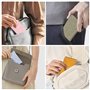 AMDZGLB Étui Lunettes 4PCS Pochette Lunettes Snap étui Lunettes Souple Sac Lunettes Boitier Portable (Multicolore A)