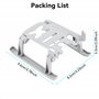 Craznick Train d'atterrissage pour DJI Mini 4 Pro Extension de jambe pliable à dégagement rapide pour DJI Mini 4 Pro Fly More Co