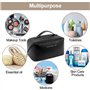 Udbrud Trousse de Maquillage, Grande Capacité Sac à Cosmétiques Sac de Maquillage de Voyage Imperméable PU Trousse Maquillage po