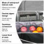 15 L Sac de Pique-Nique Grande Capacité Glaciere Repas Sac Picnic Pliable Sac Isotherme Impermé
