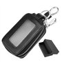 DAGORD Étui Porte-Clés en Cuir - Pochette Zippée avec Fenêtre Transparent - Porte-Monnaie pour Clés - Homme et Femme - Noir