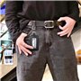 DAGORD Étui Porte-Clés en Cuir - Pochette Zippée avec Fenêtre Transparent - Porte-Monnaie pour Clés - Homme et Femme - Noir