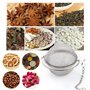 Lot de 2 Infuseurs à Thé en Acier Inoxydable 5cm, Passoire à thé avec Crochet à Chaîne Allongé et Maille extra fine pour Infuser