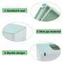 Boite a Lingettes Humides Sac à Lingettes Mouillées Distributeur de Lingettes Humides Réutilisables et Rechargeables Boîte à Pap