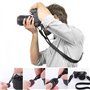 TAIHE Sangle de fixation rapide universelle pour appareil photo reflex numérique compact, Noir , 10*6*2cm