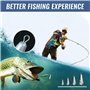mohito 20PCS Poids de Pêche Plombs Plomb Drop Shot 5g/10g/15g/20g Forme de Goutte Pêche Sinker pour la pêche en Mer et en Eau Do
