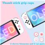 OLDZHU Coque Rose Compatible avec Nintendo Switch OLED,Coque de Protection Ultra Fine Rose Étui pour Console NS OLED et Contrôle