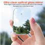 2 Pièces Rotatif Miroir d'Angle Mort pour Rétroviseur Voiture - Réglable Blind Spot Mirror
