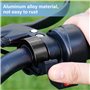 Sonnette en métal pour vélo et Scooter pour Guidon de 22 mm, système de Ressort Mince, Noir