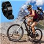 Sonnette en métal pour vélo et Scooter pour Guidon de 22 mm, système de Ressort Mince, Noir