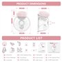 Tire Lait Électrique: Tire-lait Électrique Mains Libres - Tire Lait Electrique Portable avec 3 Modes - 9 Niveaux d'aspiration et