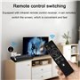 Commutateur HDMI 4K 8 en 1 Avec KVM, Multi-Viewer 4K Avec Télécommande IR et Bouton, Répartiteur HDMI 16 Modes d'Affichage, 1 Pl