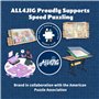 ALL4JIG Classeur de Rangement pour Puzzles | Organisateur Gain de Place pour Adultes | 20 Puzzles Capacité avec Pochettes Film H