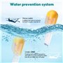 Riisoyu Masque de Plongée pour Enfant, 180°View Masque Snorkeling Plein Visage Design Pliable Anti-Fuite et Anti-Buée Masque et 