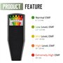K2 EMF Meter Détecteur de rayonnement portable 5 LED Ghost Hunting Appareil de mesure K2 EMF Testeur d'équipements paranormaux 5