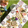 75 pièces Service de Table pour fête de Papillon Assiettes