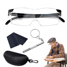 Aoreun Lunettes Loupe avec Lumière