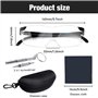 Lunette Loupe Mains Libres Loupe de Tête de Lecture Travail Lunettes loupe 300% Anti Lumière
