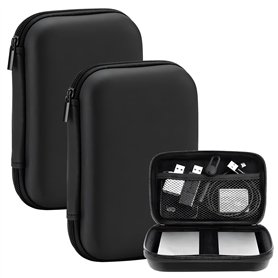 sylbx 2 Pièce Sac de Rangement de Câble de Voyage