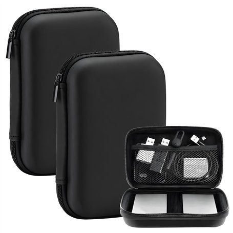sylbx 2 Pièce Sac de Rangement de Câble de Voyage