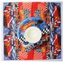 Lot de 61 décorations de table d'anniversaire pour enfants, vaisselle de course, ustensiles de fête cool voiture de sport, nappe