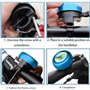 Son clair - Sonnette de vélo - Sonnette de vélo durable pour adultes, enfants et vélos de route - Idéale pour un cyclisme en tou