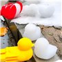 WTZWYFWJ Pince à Boule de Neige,jouets de jeu de neige d'hiver 4 pièce,Clip Boule de Neige,Fabricant de Boules de Neige en Plast