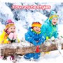 WTZWYFWJ Pince à Boule de Neige,jouets de jeu de neige d'hiver 4 pièce,Clip Boule de Neige,Fabricant de Boules de Neige en Plast