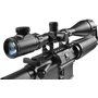 KinZon Lunette de Visée 6-24x50AOEG avec Réticule Lumineux Optique Mil-Dot et réglage de la parallaxe,Augmente la portée de la p