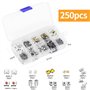 250pcs Tactile Bouton-Poussoir Micro Interrupteur Tactile Micro Bouton Tactile 12V avec Boîte en Plastique pour Télécommande Equ