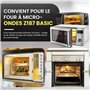 DoRight Z187 Ampoule LED pour Micro-Ondes 3.5W 240V, Équivalent 25W Blanc Chaud 3000K, Étanche Anti-Poussière Résistante aux Hau