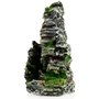 CHJIEJIE Lot de 2 décorations d'aquarium avec Herbe Verte pour Cacher Les crevettes en résine, Accessoires d'aquarium en résine,