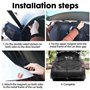 Aoreun Moustiquaire pour Hayon, Pare Soleil Voiture Filet Anti-Moustique, Moustiquaire Magnétique pour Hayon de Voiture avec Fer