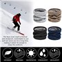 E-Soul Tuyau de cou d'hiver pour homme - Cache-cou pour homme - Écharpe en polaire - Masque de guêtres - Coupe-vent, jaune, M