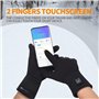WEIVIOQ 4 Paires Doublures de Gants Chauffants pour Hommes et Femmes, Gants Chauffants Électriques Rechargeables, Doublures Chau