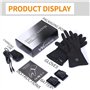 WEIVIOQ 4 Paires Doublures de Gants Chauffants pour Hommes et Femmes, Gants Chauffants Électriques Rechargeables, Doublures Chau