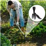 Riisoyu Désherbeur Manuel Extracteur de Mauvaises Herbes, Outil de Désherbage Amovible Désherbeur sur Pied et enracinement Extra
