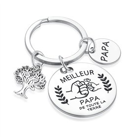 Cadeau de Papa Porte clés Papa Meilleur Papa Cadeau Papa