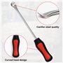 Druuzyl Kit Professionnel 3 Pièces pour Démonte Pneus - Levier et Cuillères en Acier pour Moto/Voiture/Vélo, avec Protège-Jantes