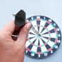 mizikuu 9 Pièces Fléchettes, Target Darts Ailettes et Tiges Intégrées Tige de Fléchettes Tout-en-Un Fléchettes Pointe Plastique 