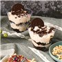 KAHEIGN 60Pcs Mini Coupes à Dessert, 270ml Gobelets à Dessert Ronds En Plastique Coupe Apéritif Parfait Clair Gobelets De Servic