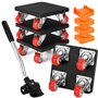Kit de roulettes pour Meubles Charge Lourde