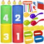MarckersHome Sports Day Kit Ensemble de Jeux de Plein Air Course de Sacs